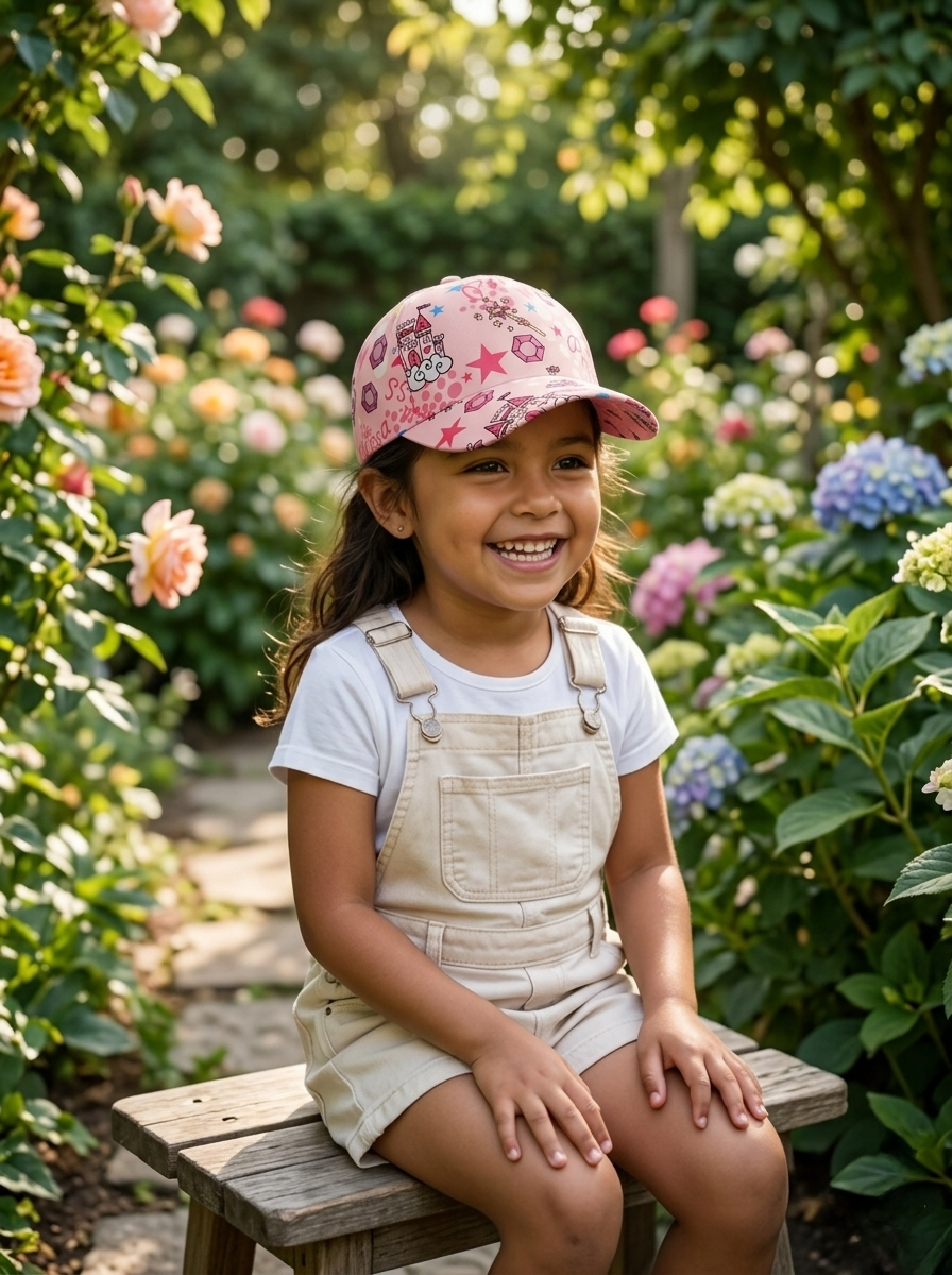 Princess Dreamland Pink Graphic Baseball Cap