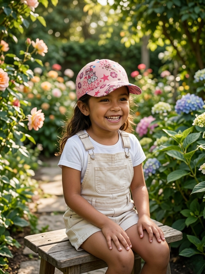 Princess Dreamland Pink Graphic Baseball Cap