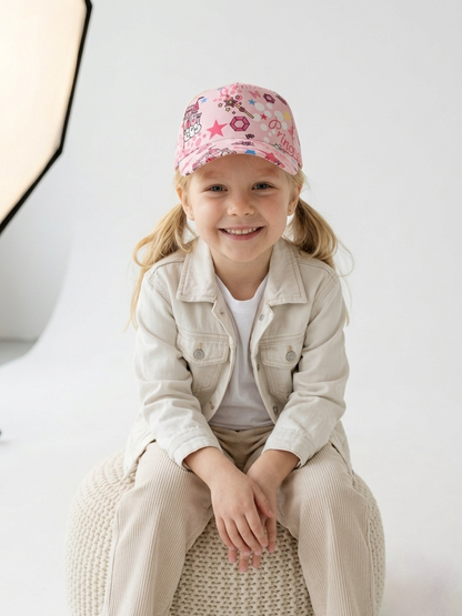 Princess Dreamland Pink Graphic Baseball Cap