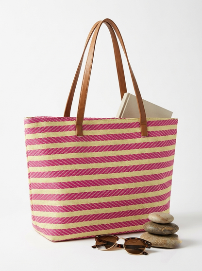 The Amalfi Woven Resort Tote beach bags