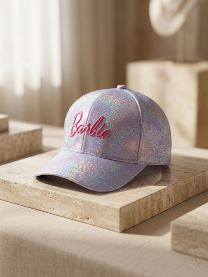 Barbie Shimmering Lavender Glitz Baseball Cap