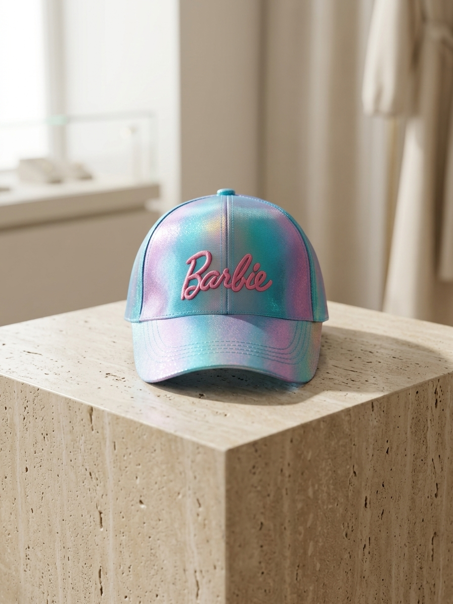 Barbie Shimmering Lavender Glitz Baseball Cap