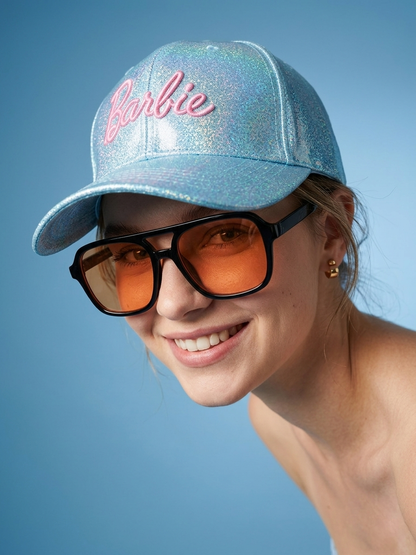 Barbie Shimmering Lavender Glitz Baseball Cap