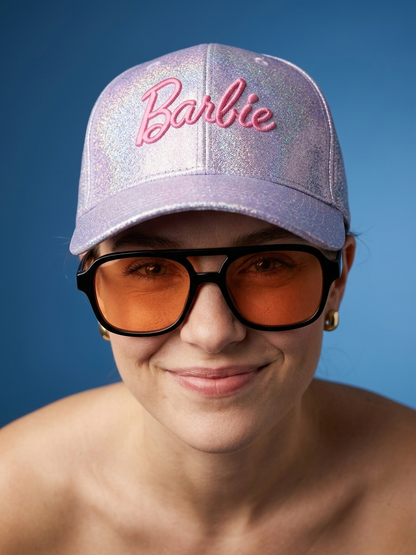 Barbie Shimmering Lavender Glitz Baseball Cap