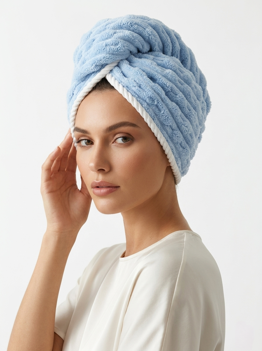 Cloud-Soft Microfiber Quick-Dry Hair Turban