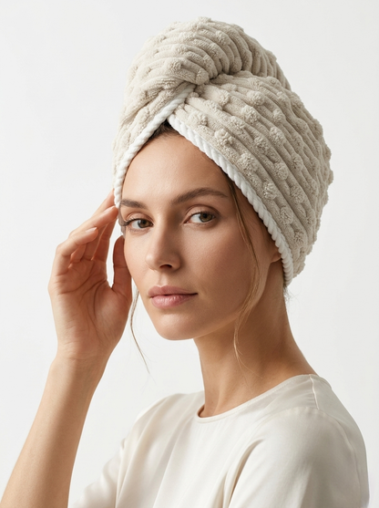 Cloud-Soft Microfiber Quick-Dry Hair Turban