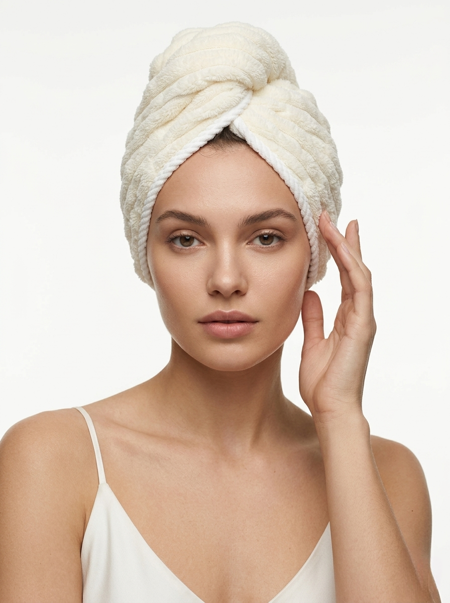 Cloud-Soft Microfiber Quick-Dry Hair Turban