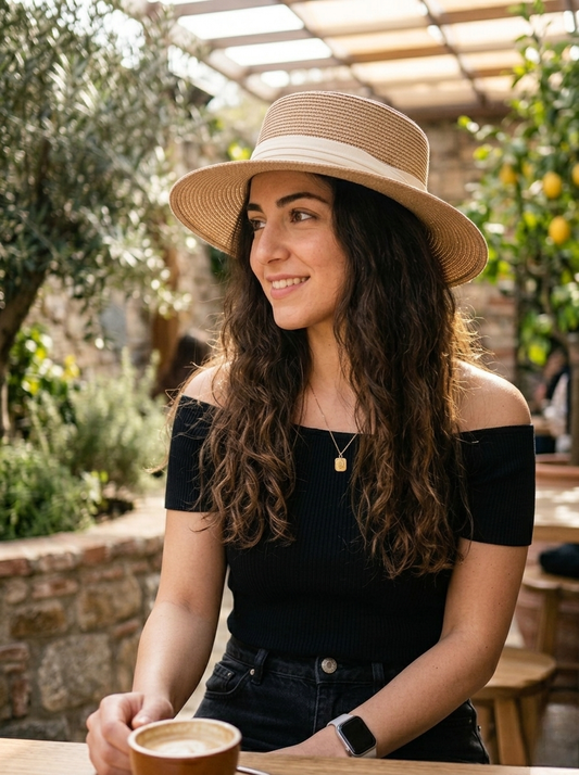 Wide Brim Summer Straw Hat