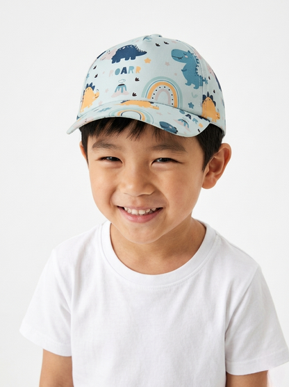 Prehistoric Pals Children’s Sky Blue Dinosaur Cap