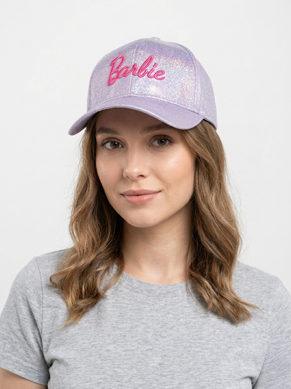 Barbie Shimmering Lavender Glitz Baseball Cap